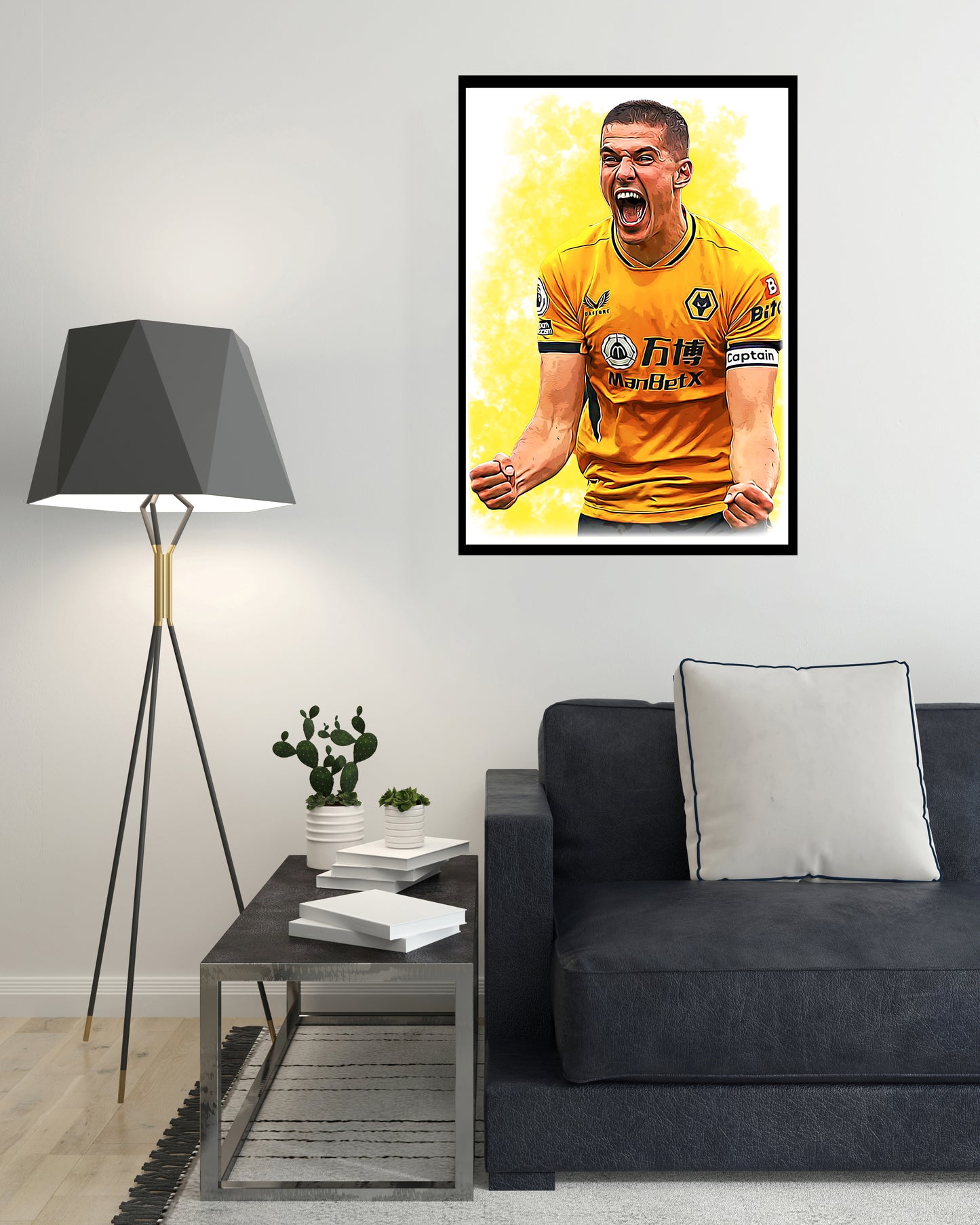Conor Coady Digital Art Print - (On Foamex Board or Photo Paper)