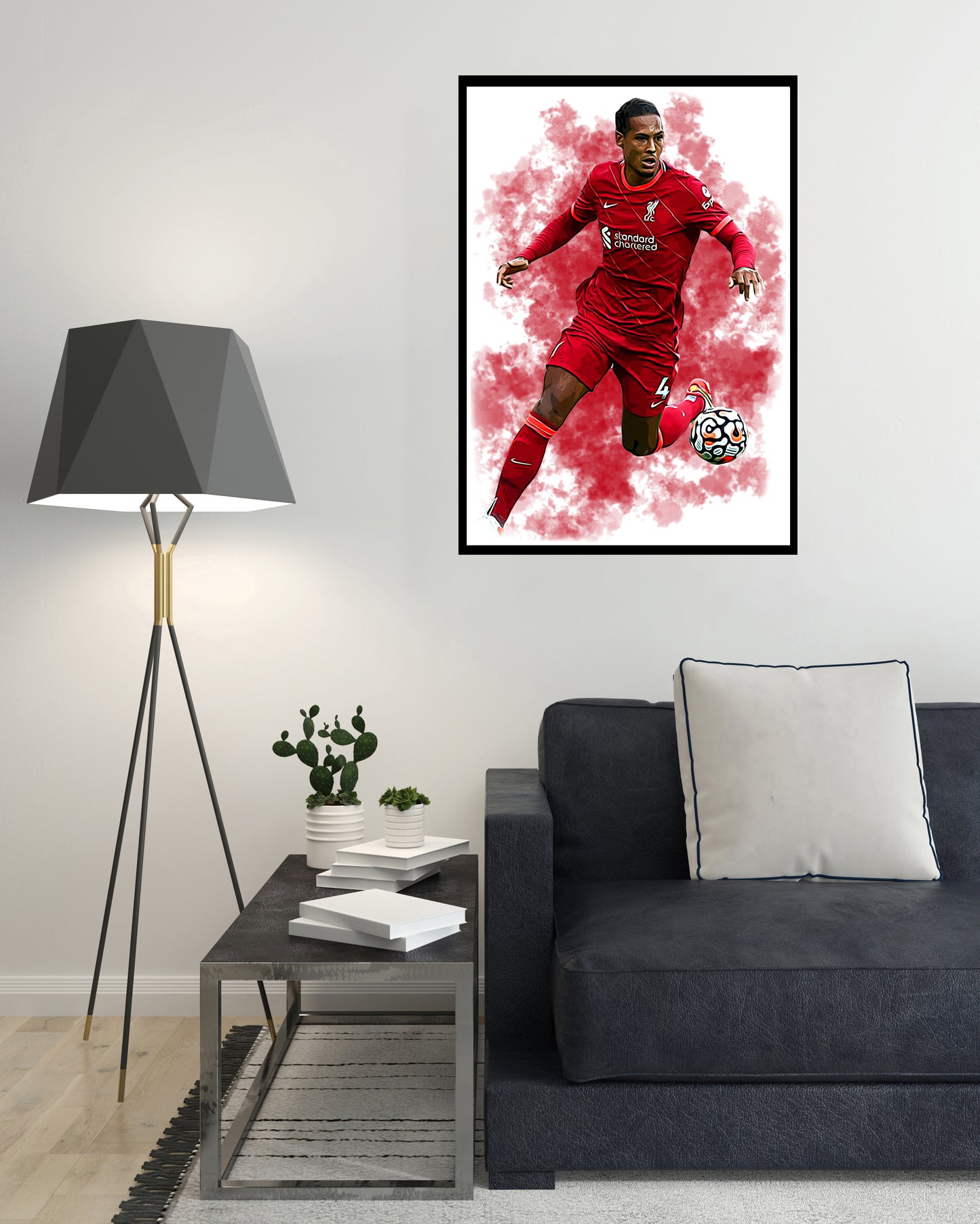 Virgil van Dijk Digital Art Print - (On Foamex Board or Photo Paper)