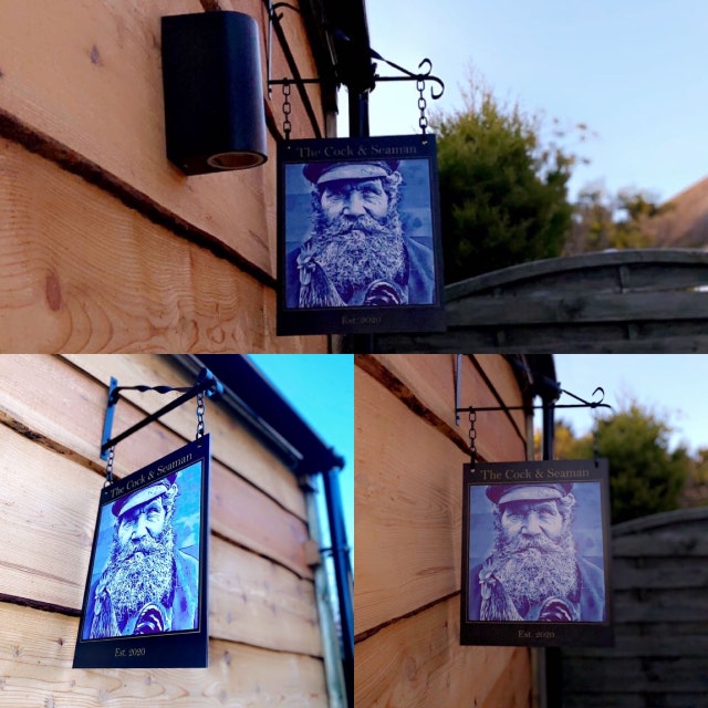 Personalised Hanging Pub Sign (As featured on ITV's 'Love Your Garden')