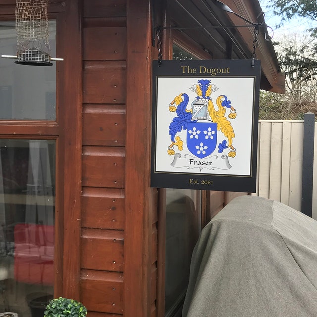 Personalised Hanging Pub Sign (As featured on ITV's 'Love Your Garden')