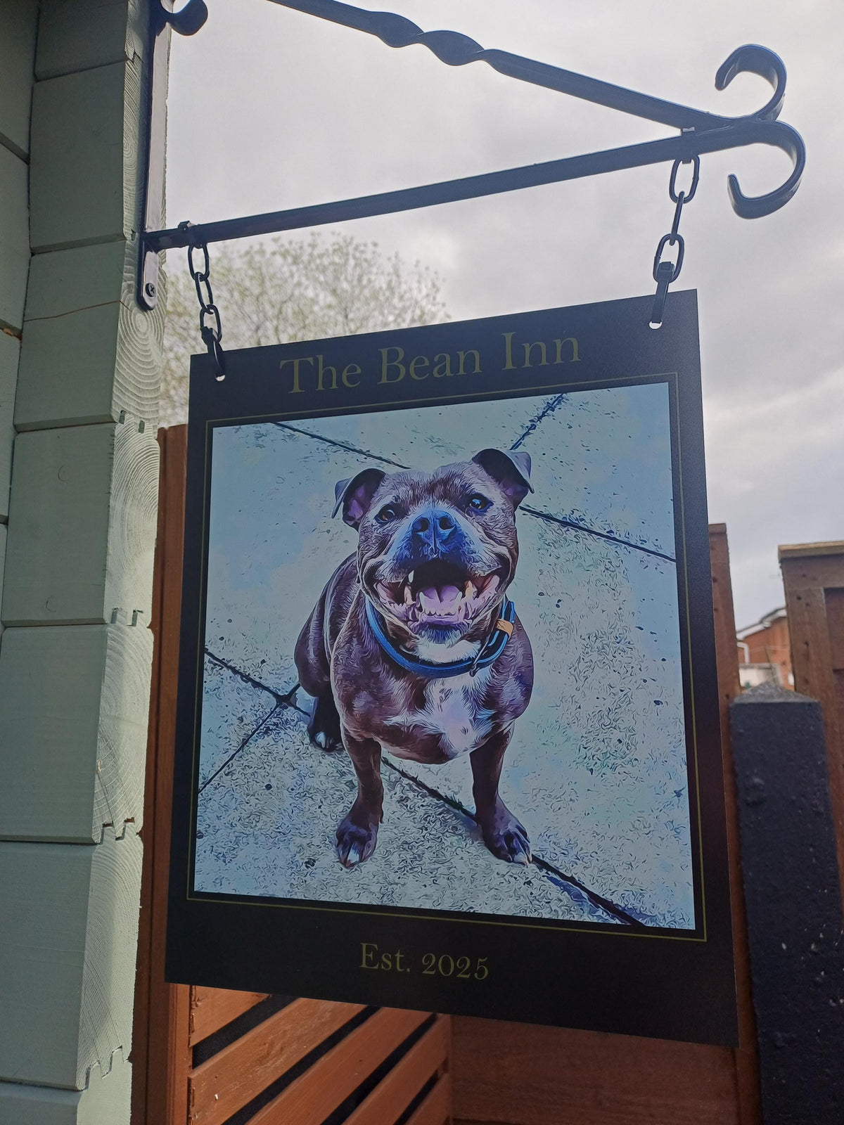The Bean Inn pub sign