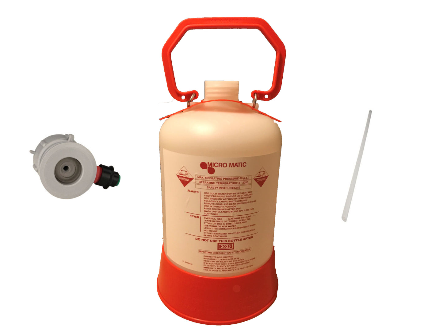 5 Litre Cleaning Bottle With Cap and Dip Tube