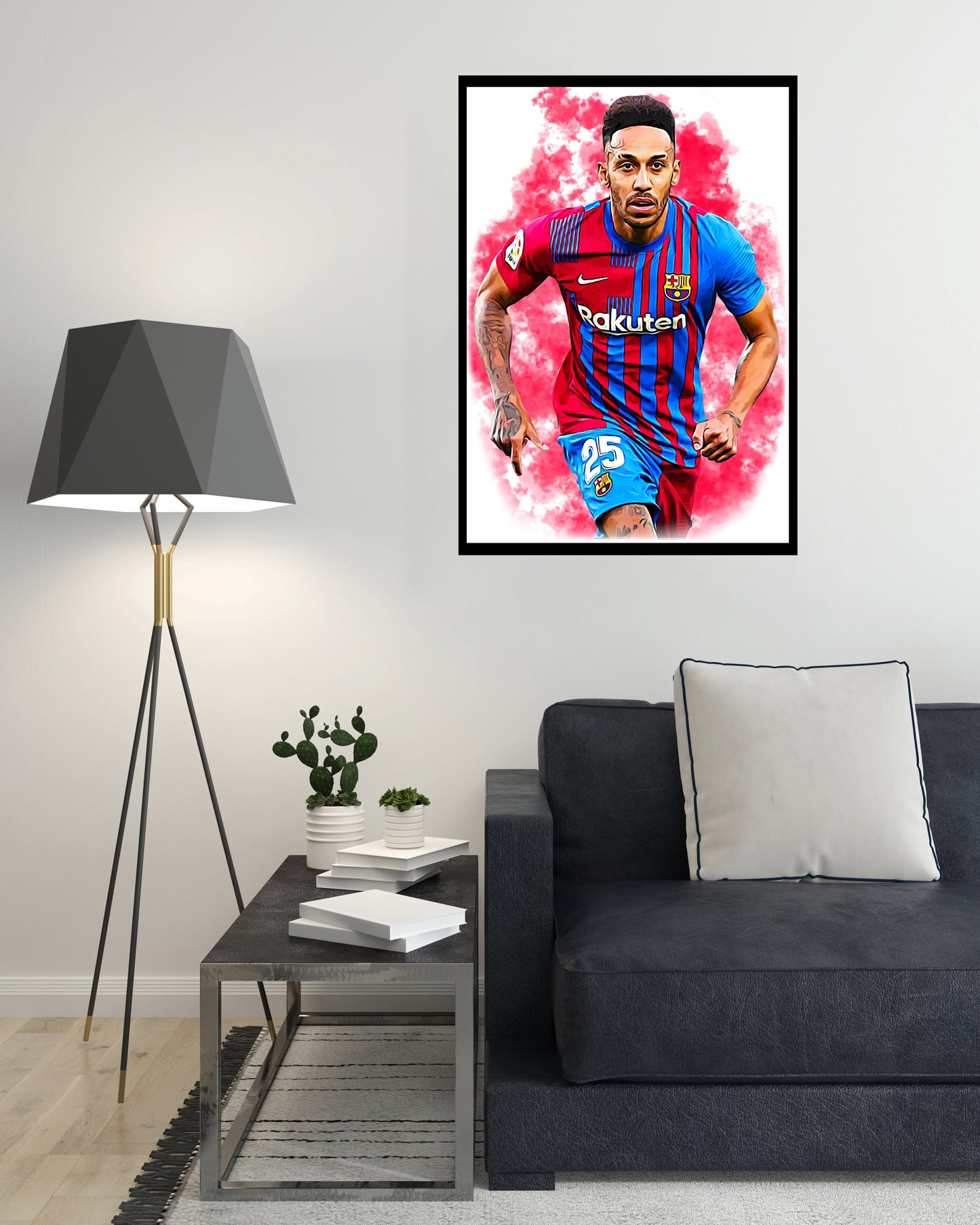 Pierre-Emerick Aubameyang Digital Art Print - (On Foamex Board or Photo Paper)