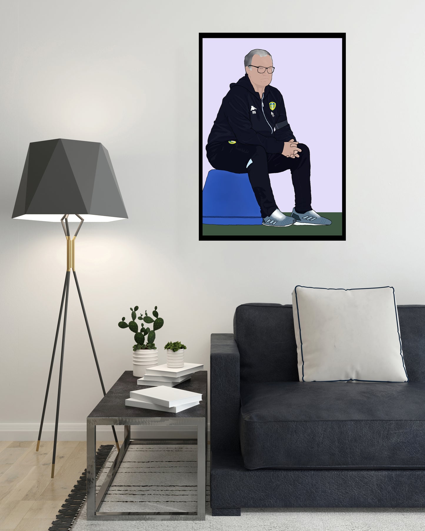 Marcelo Bielsa No Face Digital Art Print - (On Foamex Board or Photo Paper)