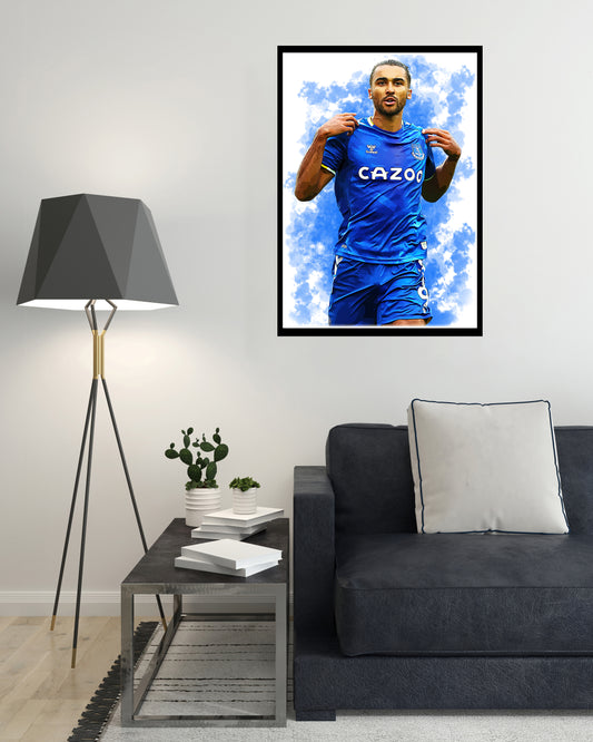 Dominic Calvert-Lewin Digital Art Print - (On Foamex Board or Photo Paper)