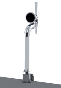 Chaplin Tower With Drip Tray and Round LED Badge Holder