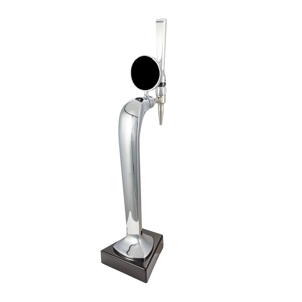 Classic Cobra 1 Out Tower With Drip Tray and Round LED Badge Holder
