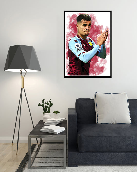 Philippe Coutinho Digital Art Print - (On Foamex Board or Photo Paper)