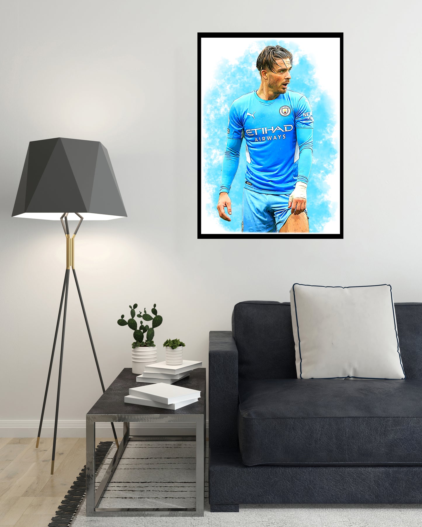 Jack Grealish Digital Art Print - (On Foamex Board or Photo Paper)