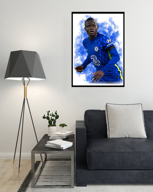 N'Golo Kante Digital Art Print - (On Foamex Board or Photo Paper)