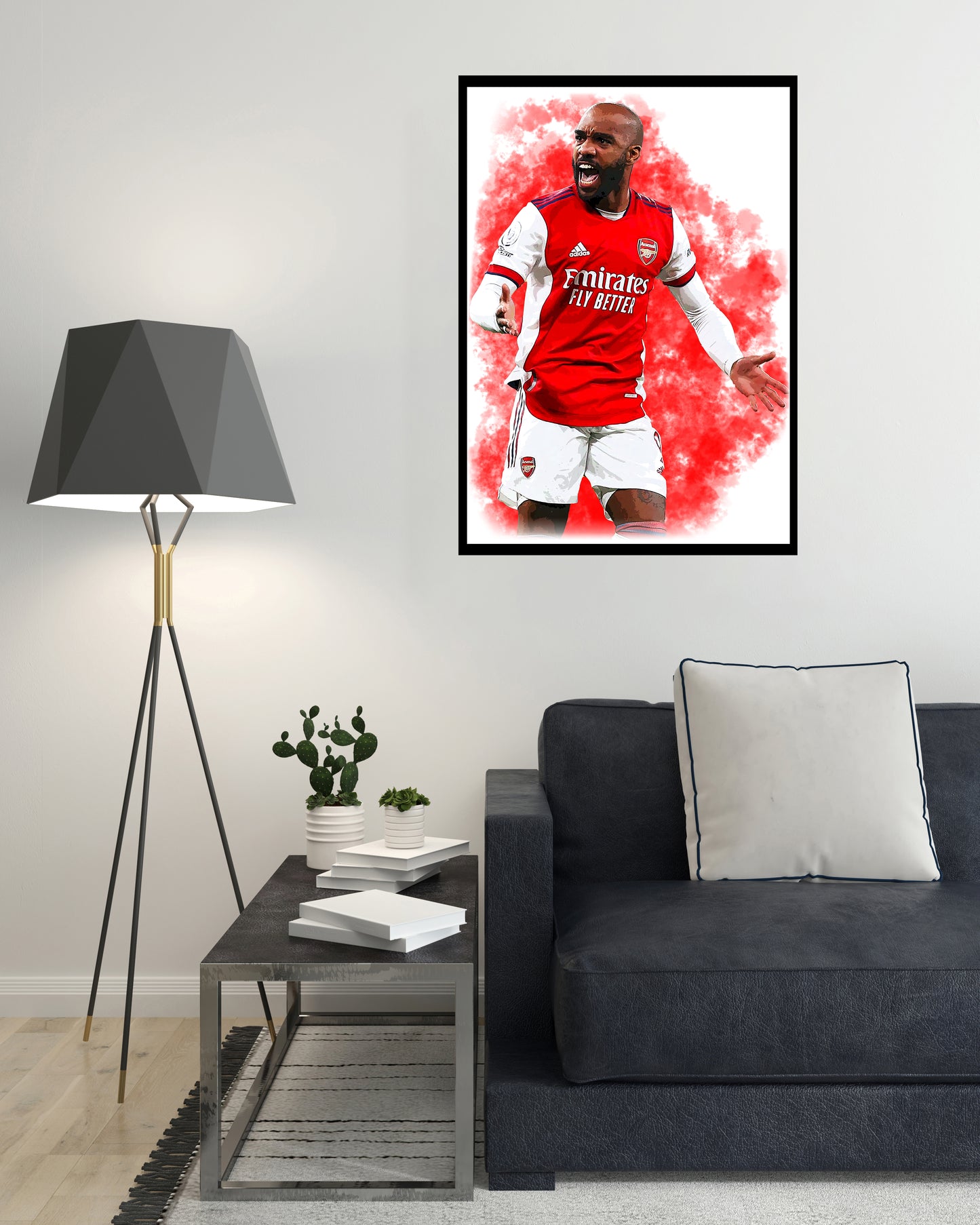 Alexandre Lacazette Digital Art Print - (On Foamex Board or Photo Paper)