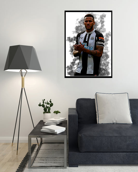 Jamaal Lascelles Digital Art Print - (On Foamex Board or Photo Paper)