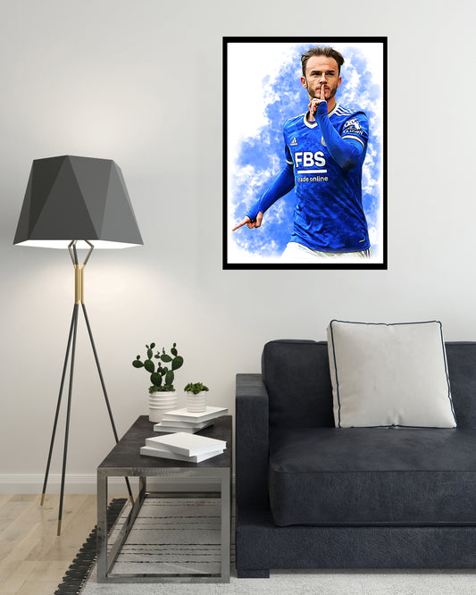 James Maddison Digital Art Print - (On Foamex Board or Photo Paper)