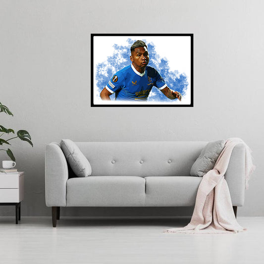 Alfredo Morelos Digital Art Print - (On Foamex Board or Photo Paper)