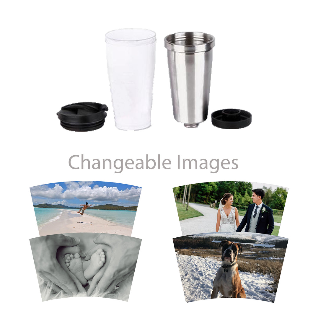 Personalised Photo Insert x 1 - No Travel Mug Included