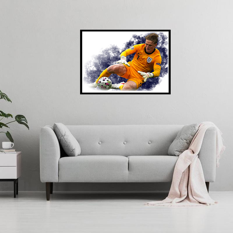 Jordan Pickford Digital Art Print - (On Foamex Board or Photo Paper)