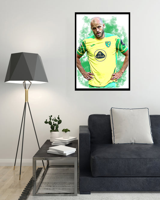 Teemu Pukki Digital Art Print - (On Foamex Board or Photo Paper)