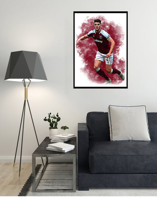 Declan Rice Digital Art Print - (On Foamex Board or Photo Paper)