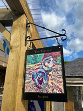 Load image into Gallery viewer, Personalised Hanging Pub Sign (As featured on ITV&#39;s &#39;Love Your Garden&#39;)
