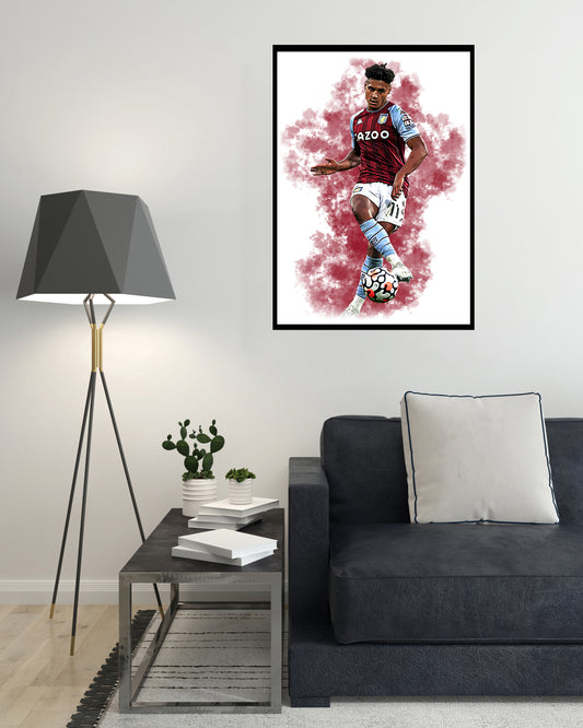 Ollie Watkins Digital Art Print - (On Foamex Board or Photo Paper)