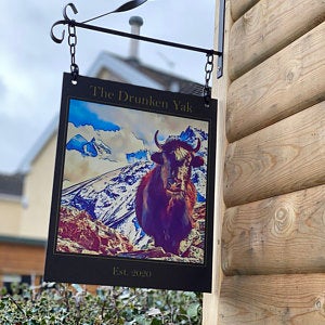 Personalised Hanging Pub Sign (As featured on ITV's 'Love Your Garden')