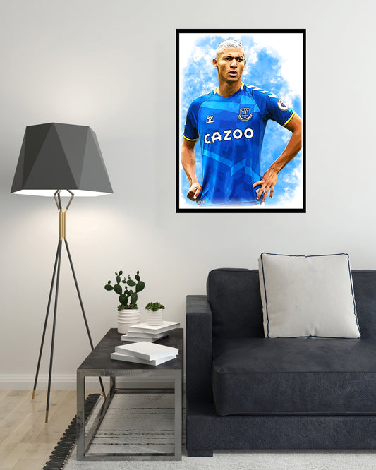 Richarlison Digital Art Print - (On Foamex Board or Photo Paper)