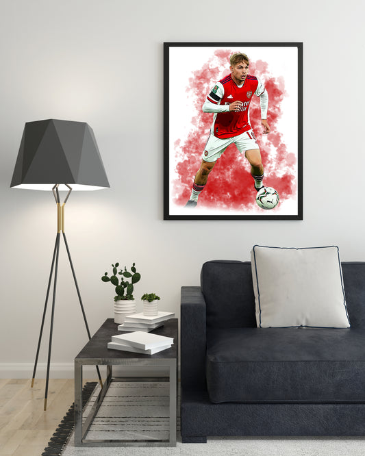 Emile Smith Rowe Digital Art Print - (On Foamex Board or Photo Paper)