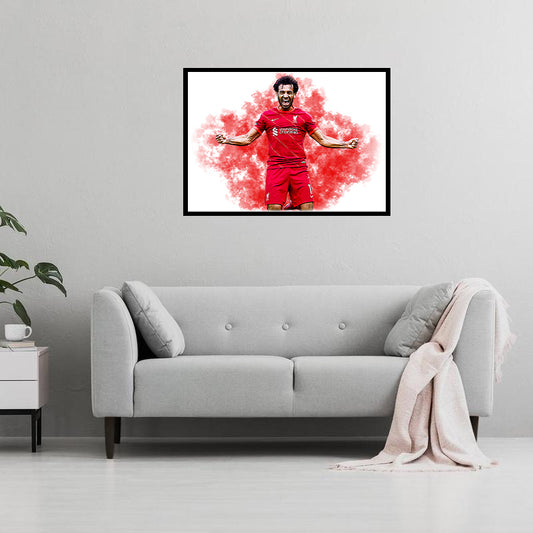 Mo Salah Digital Art Print - (On Foamex Board or Photo Paper)